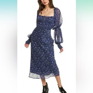 Free people aglow smocked dress